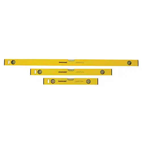 Wasserwaage 1 m Silverline 119688 im 3-teiligen Set