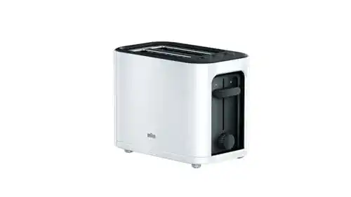 Braun Household HT3000WH Toaster mit 1000 W und 2 Schlitzen