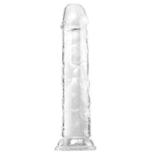 Realistischer Dildo 19,5 cm aus Jelly mit starkem Saugnapf