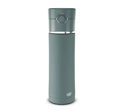 Alfi Balance Tea Bottle 500ml in Sea Pine – Isolierflasche mit Teefilter