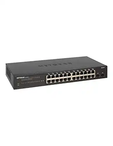 Netgear GS324T Managed Switch mit 24 Ports und Gigabit Geschwindigkeit