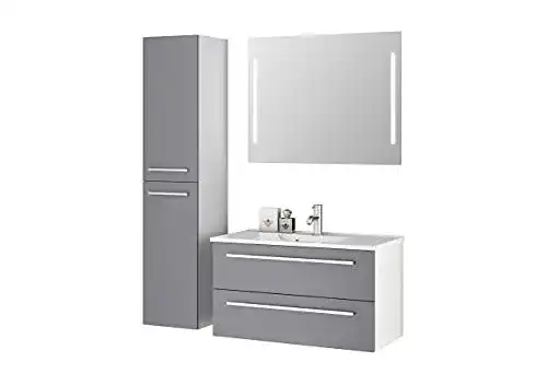 Badmöbel-Set Sieper Libato mit Waschtisch und Hochschrank