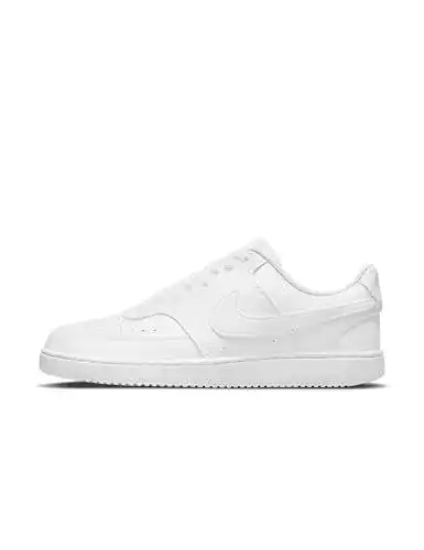 Basketballschuhe Herren Nike Court Vision Low, Weiß, 42 EU