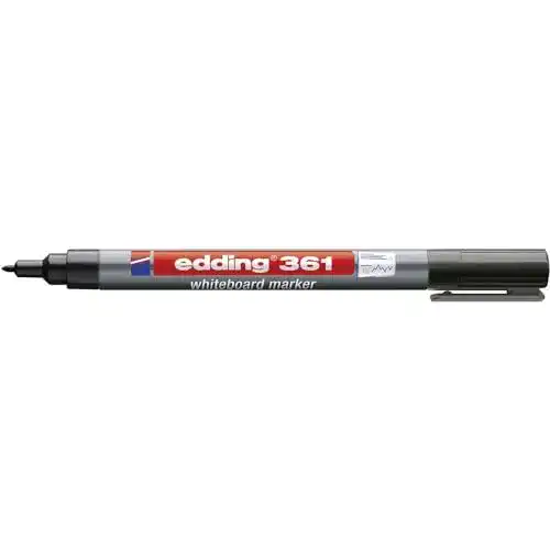 Whiteboard Marker edding 361 in Schwarz für verschiedene Anwendungen