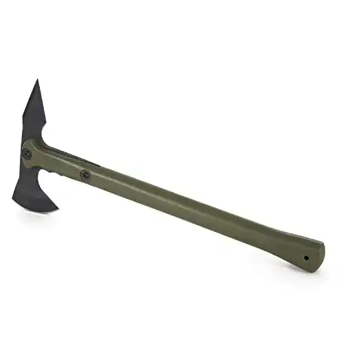 Cold Steel Trench Hawk in OD-Grün Langlebige Tactical-Axt für Outdoor-Operationen
