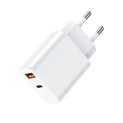 USB-C Ladegerät MULTIM 20W mit 2 Ports, PD 3.0 und QC