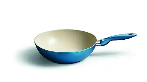 Kelomat Wokpfanne 28 cm mit Ceramic Beschichtung und ThermoStabilboden