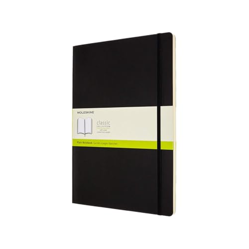Notizbuch Moleskine klassisch blanko mit Softcover und elastischem Verschluss