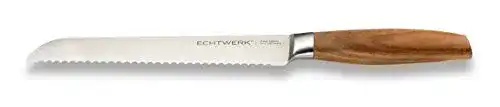 Echtwerk Brotmesser Classic-Edition mit Wellenschliff und ergonomischem Griff