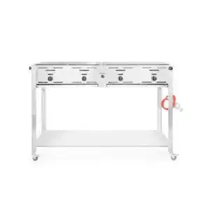 Gastrogrill Hendi Grill-Master Quattro mit elektronischer Zündung
