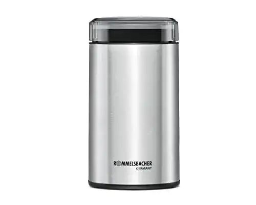 Rommelsbacher Kaffeemühle EKM 100 – Elektrische Mühle für Bohnen und Gewürze