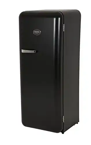 Retro Kühlschrank von Vintage Industries in Schwarz