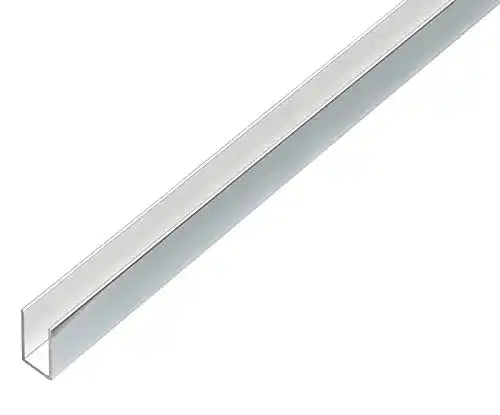 Alu-U-Profile Alberts 488482 U-Profil aus Aluminium im Chromdesign