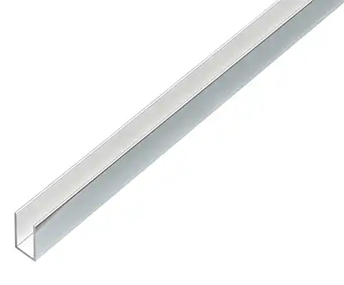 Alu-U-Profile Alberts 488482 U-Profil aus Aluminium im Chromdesign
