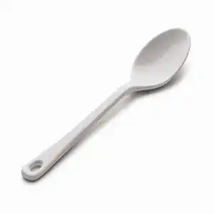 Lacor Plastiklöffel 63600 aus Melamin, 17 cm, weiß