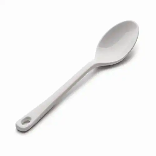 Lacor Plastiklöffel 63600 aus Melamin, 17 cm, weiß