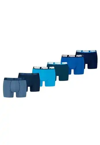 Puma Boxershorts Herren im 6er Pack Bequeme Unterwäsche