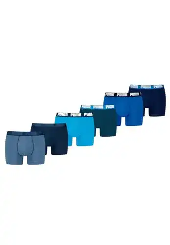 Puma Boxershorts Herren im 6er Pack Bequeme Unterwäsche
