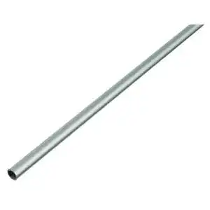 Aluminiumrohr Alberts 471767 Rundrohr aus Aluminium, silber eloxiert