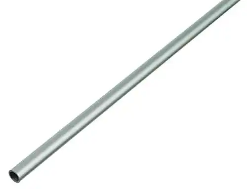 Aluminiumrohr Alberts 471767 Rundrohr aus Aluminium, silber eloxiert