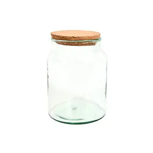 Flaschengarten Esschert Design halboffenes Terrarium aus Glas