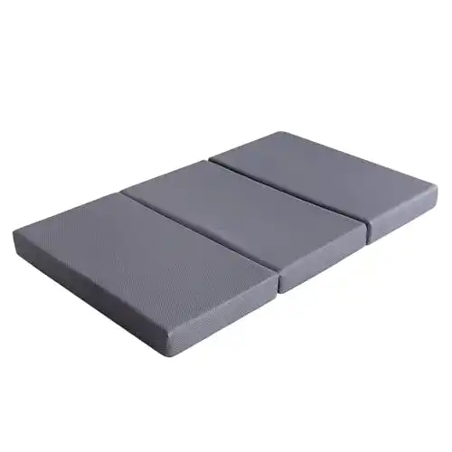 Klappmatratze 120×200 von Amazon Basics, faltbare Gästematratze