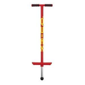 Pogo-Stick Qu-Ax in Rot für Körpergewicht von 20 bis 30 kg