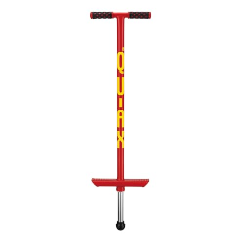 Pogo-Stick Qu-Ax in Rot für Körpergewicht von 20 bis 30 kg