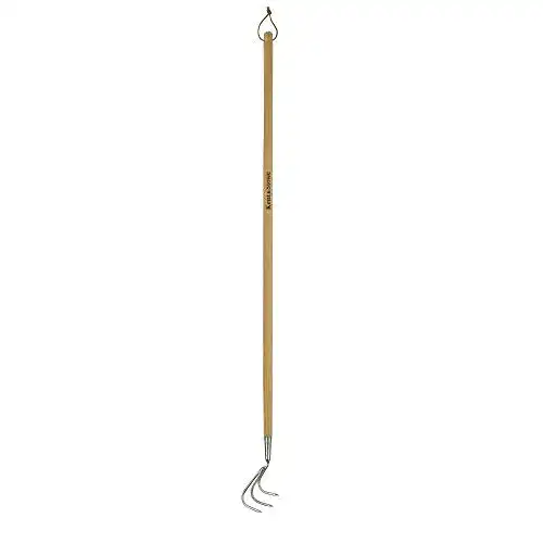 Gartenkralle Kent & Stowe Langstiel 3-Zinken-Grubber