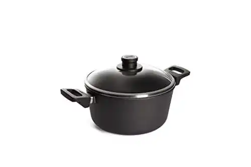 Woll Nowo Titanium Topf mit Glasdeckel, Ø 24 cm, 4.5 Liter