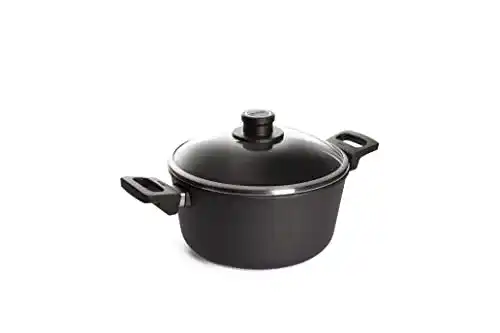 Woll Nowo Titanium Topf mit Glasdeckel, Ø 24 cm, 4.5 Liter
