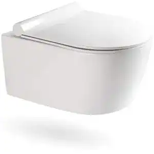 Spülrandloses Wand-WC VILSTEIN mit Absenkautomatik und Montageset