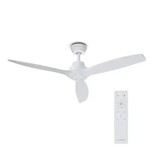 Klarstein Santa Elena Deckenventilator mit Echtholzflügeln, 132 cm