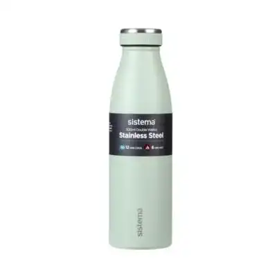 Sistema Hydrate Edelstahl-Trinkflasche 500 ml mit Vakuumisolierung