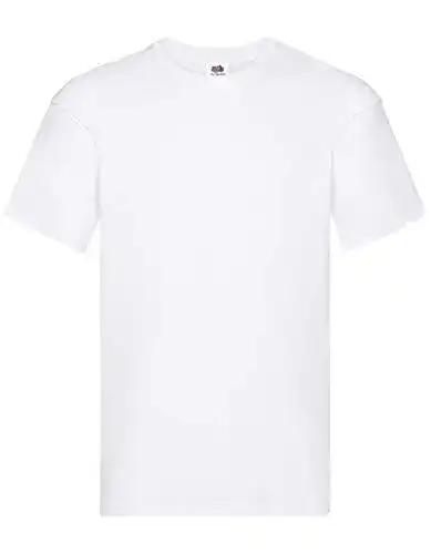 Weißes T-Shirt für Herren von Fruit of the Loom im 5er Pack
