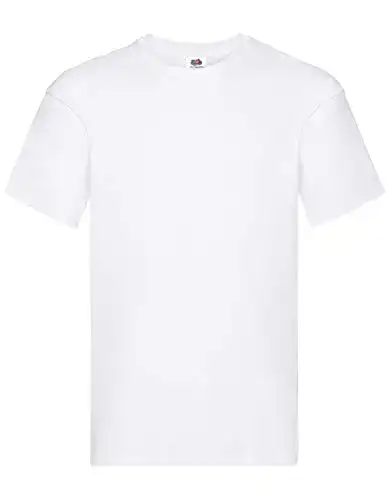 Weißes T-Shirt für Herren von Fruit of the Loom im 5er Pack
