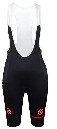 Bibshorts für Damen von Sundried – Gepolsterte Trägerhose für Radsport