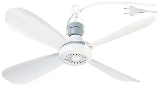 Deckenventilator Pearl Mini, mobiler 230V Ventilator mit Haken