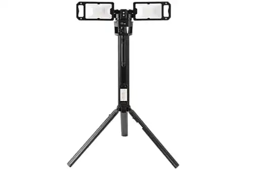 LED Baustrahler mit Stativ Tecpo Duo 5000 Lumen kabellos