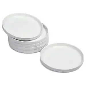 Kleine Dessertteller im 6er Set aus Porzellan von Wishdeco
