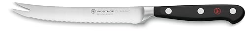Tomatenmesser WÜSTHOF Classic 14 cm, Schwarz, silber