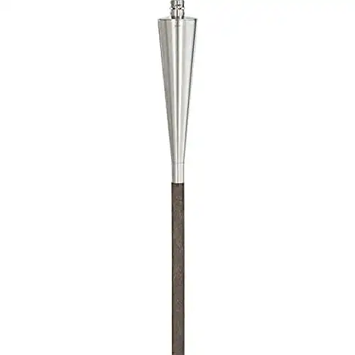 Gartenfackel Blomus Orchus aus Hartholz und Edelstahl mit 300 ml Tank