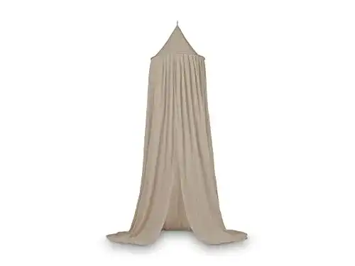 Baldachin Jollein Vintage Nougat für Babybett mit 245 cm Höhe