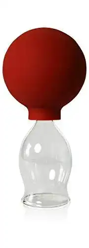 Schröpfglas Lauschaer Glas mit Saugball 30mm