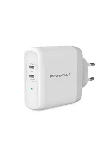 Powerlot 60W USB C Ladegerät mit GaN Technologie und 2 Ports