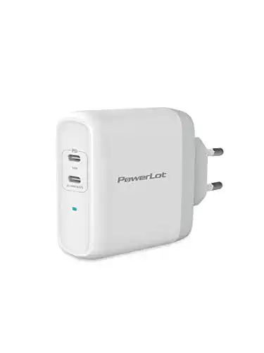 Powerlot 60W USB C Ladegerät mit GaN Technologie und 2 Ports