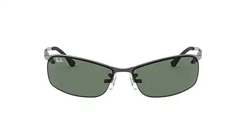 Ray-Ban Unisex Top Bar Sonnenbrille in Grau