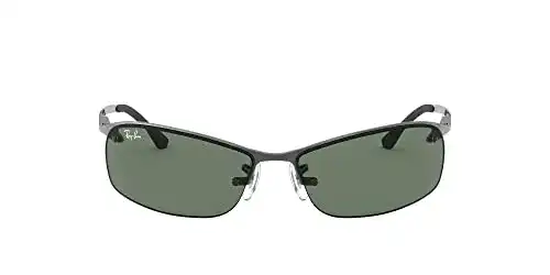 Ray-Ban Unisex Top Bar Sonnenbrille in Grau