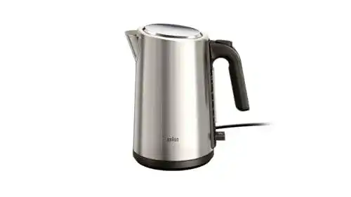 Braun Wasserkocher Identity Collection WK5200BK, Edelstahl, 1,7L