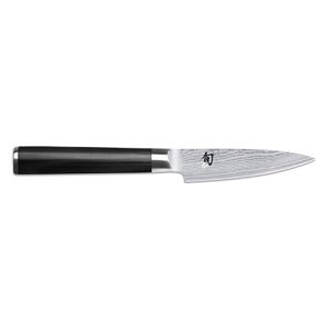 Officemesser Shun KAI Classic mit 9 cm Klingenlänge aus Damaststahl